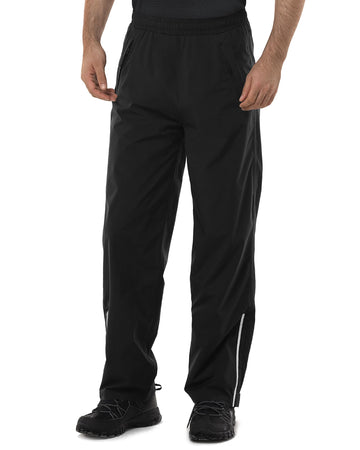 Men's Rain Pant Breathable Lightweight Reflective Windproof Waterproof Pants for Golf Hiking Outdoor 33,000ft
